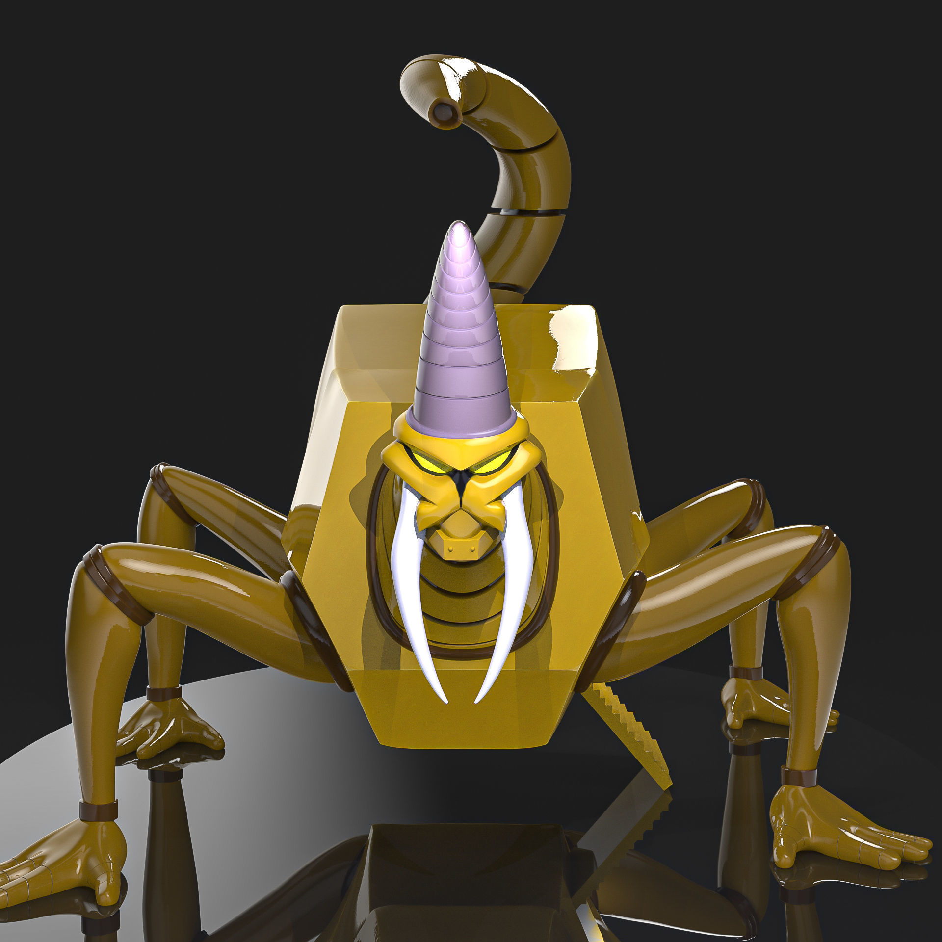 Danchel G8 Mazinger Z 3D print model_9