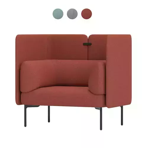 Haworth Cabana Individual Lounge S9L2-L 3D model