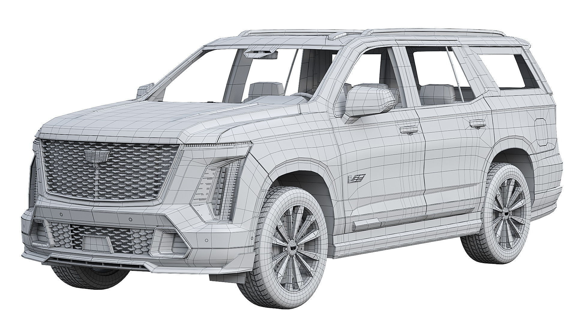 Cadillac Escalade V 2025 3D model_7