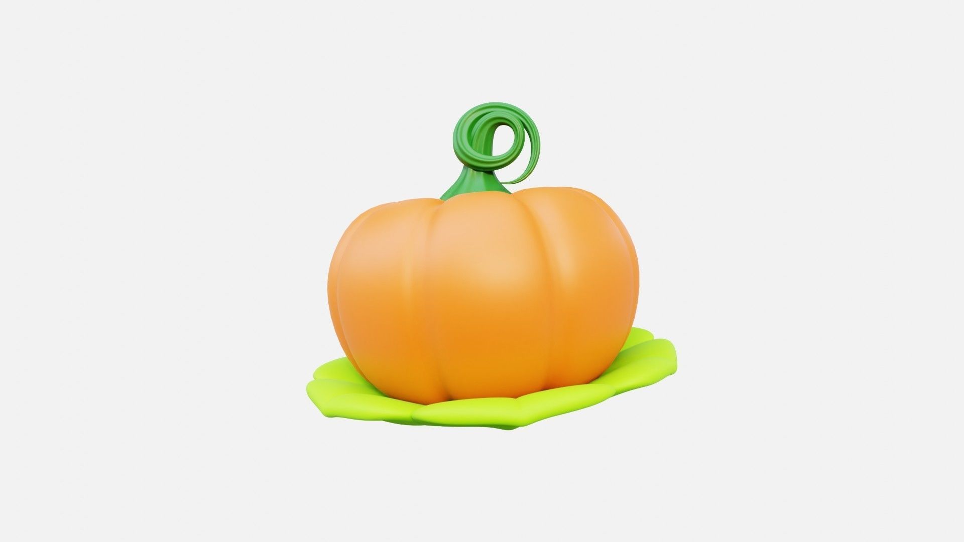 Pumpkin 3D model_2