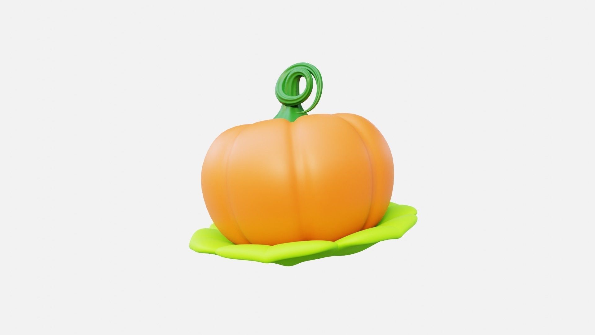 Pumpkin 3D model_3