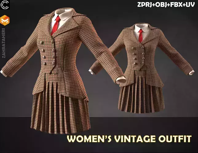 WOMEN S VINTAGE OUTFIT