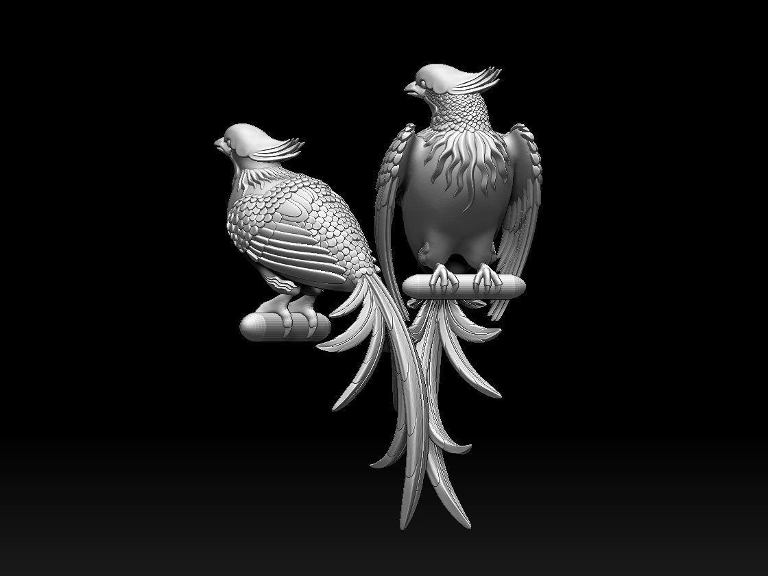 birds 3D print model_33