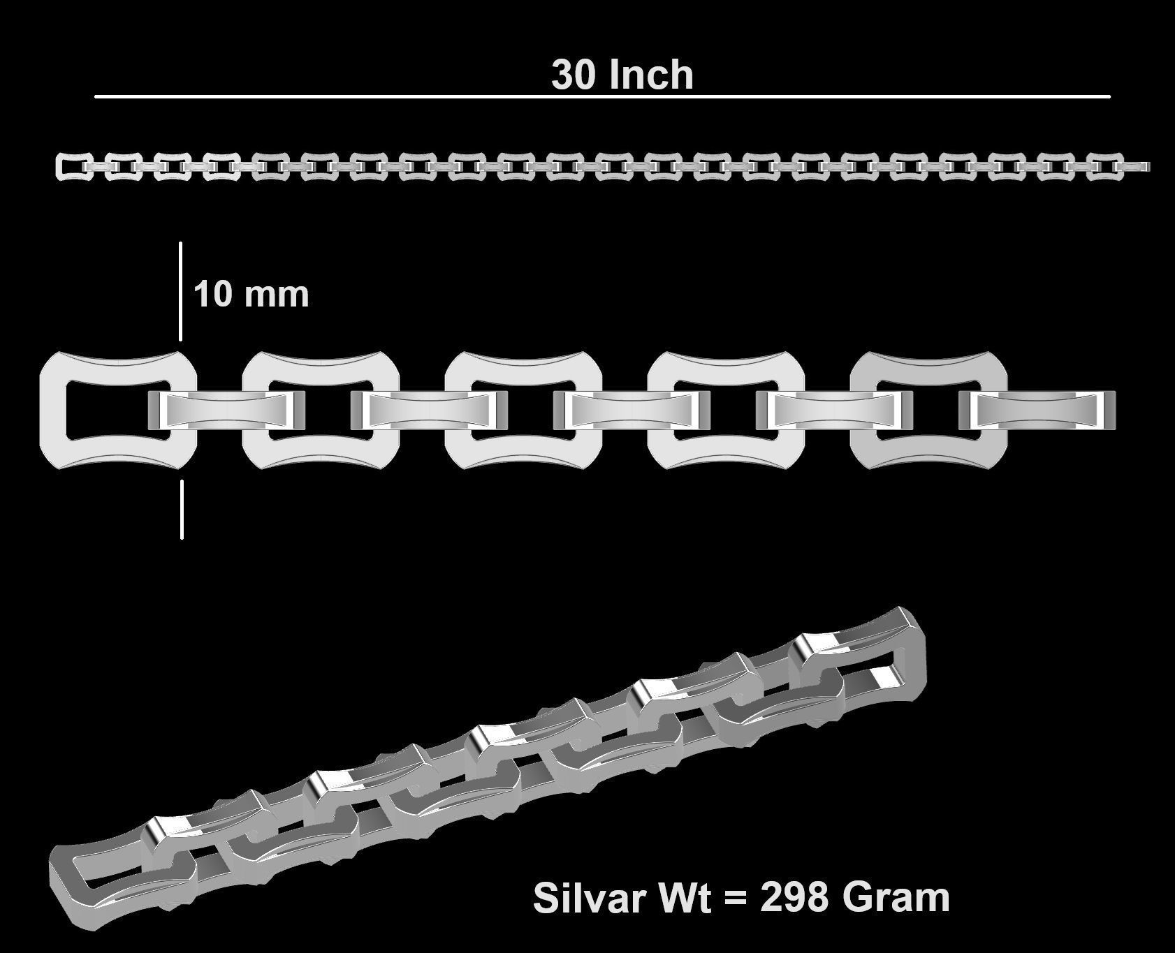Cabal Box Chain  3D model_2