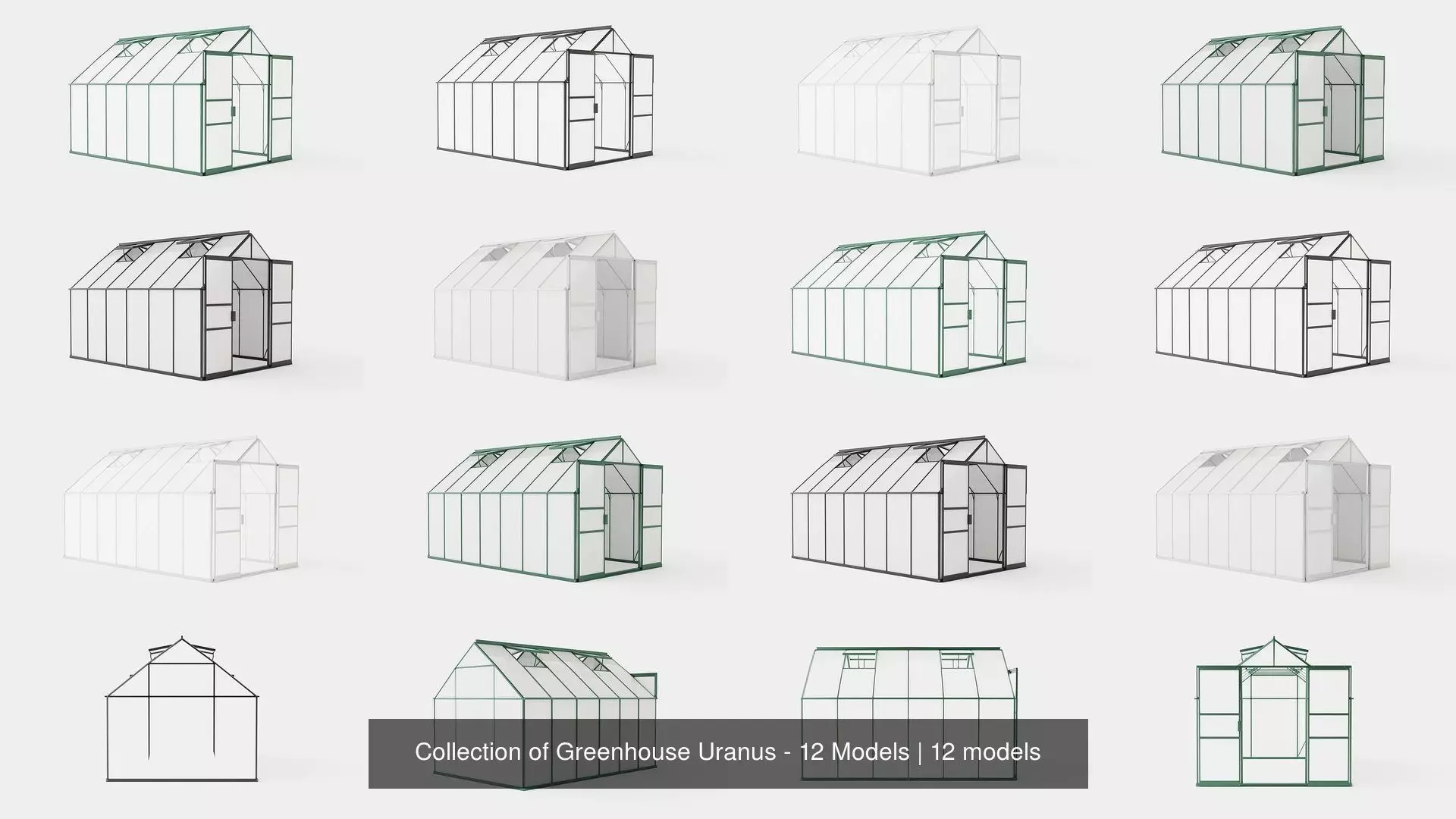Collection of Greenhouse Uranus - 12 Models _0