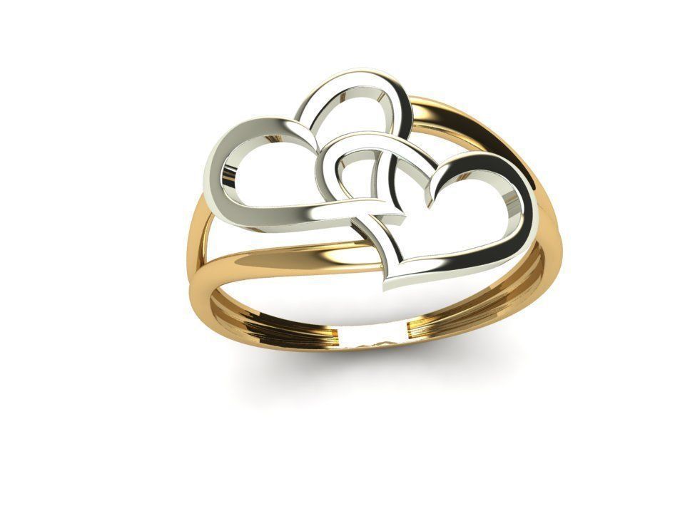Heart Ring 11 3D print model_1