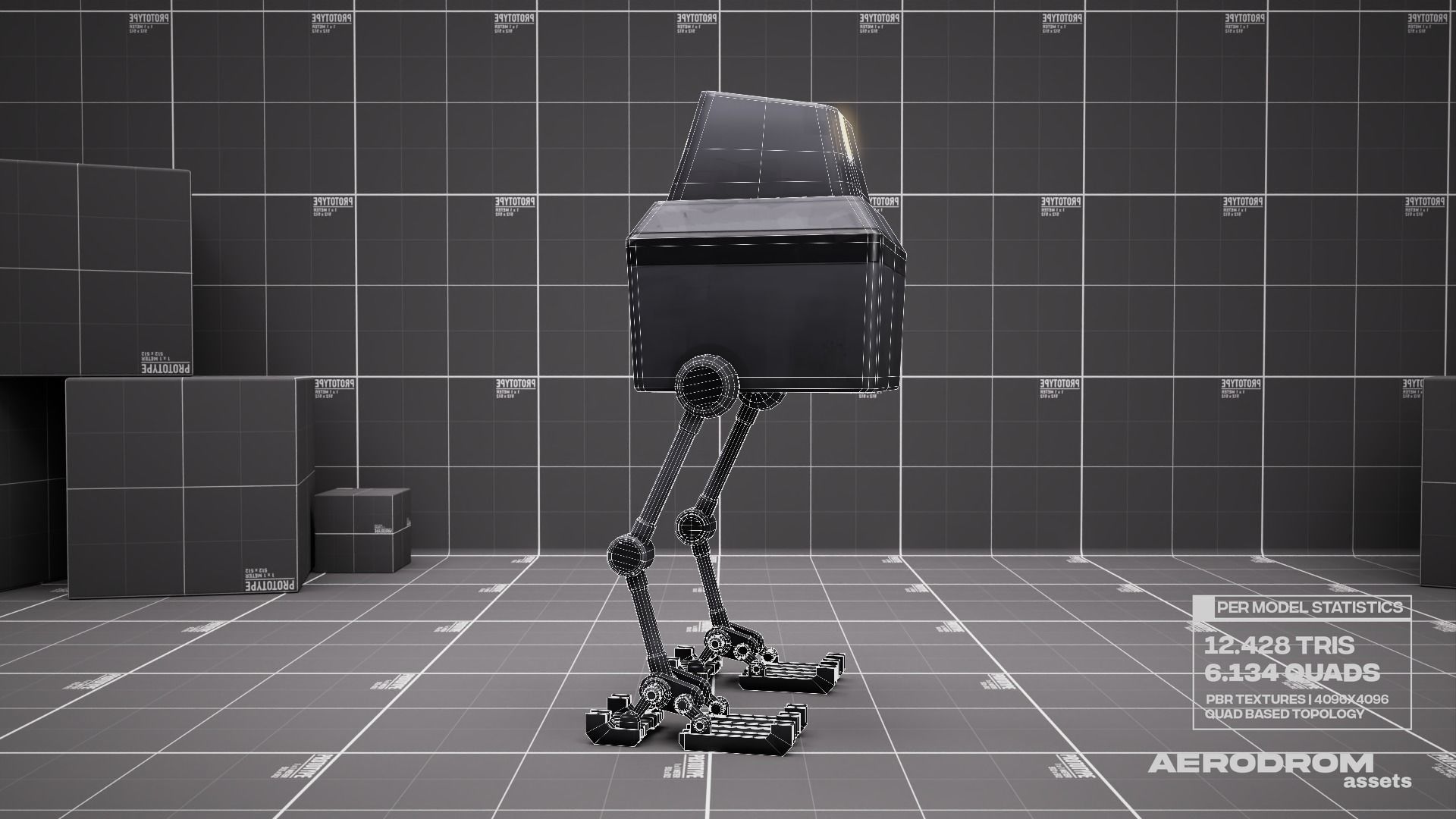 Lil Chick - GameReady Scifi Character - AR - VR Low-poly 3D model_20