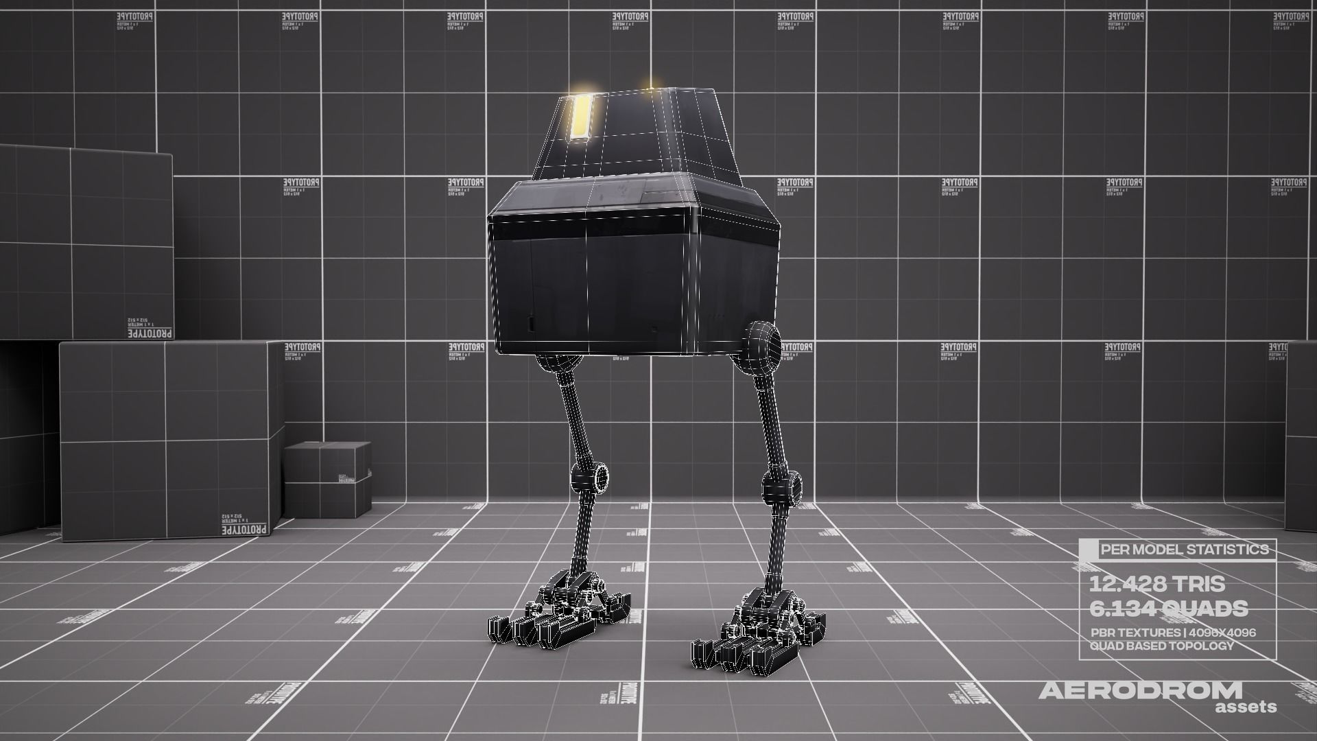 Lil Chick - GameReady Scifi Character - AR - VR Low-poly 3D model_30