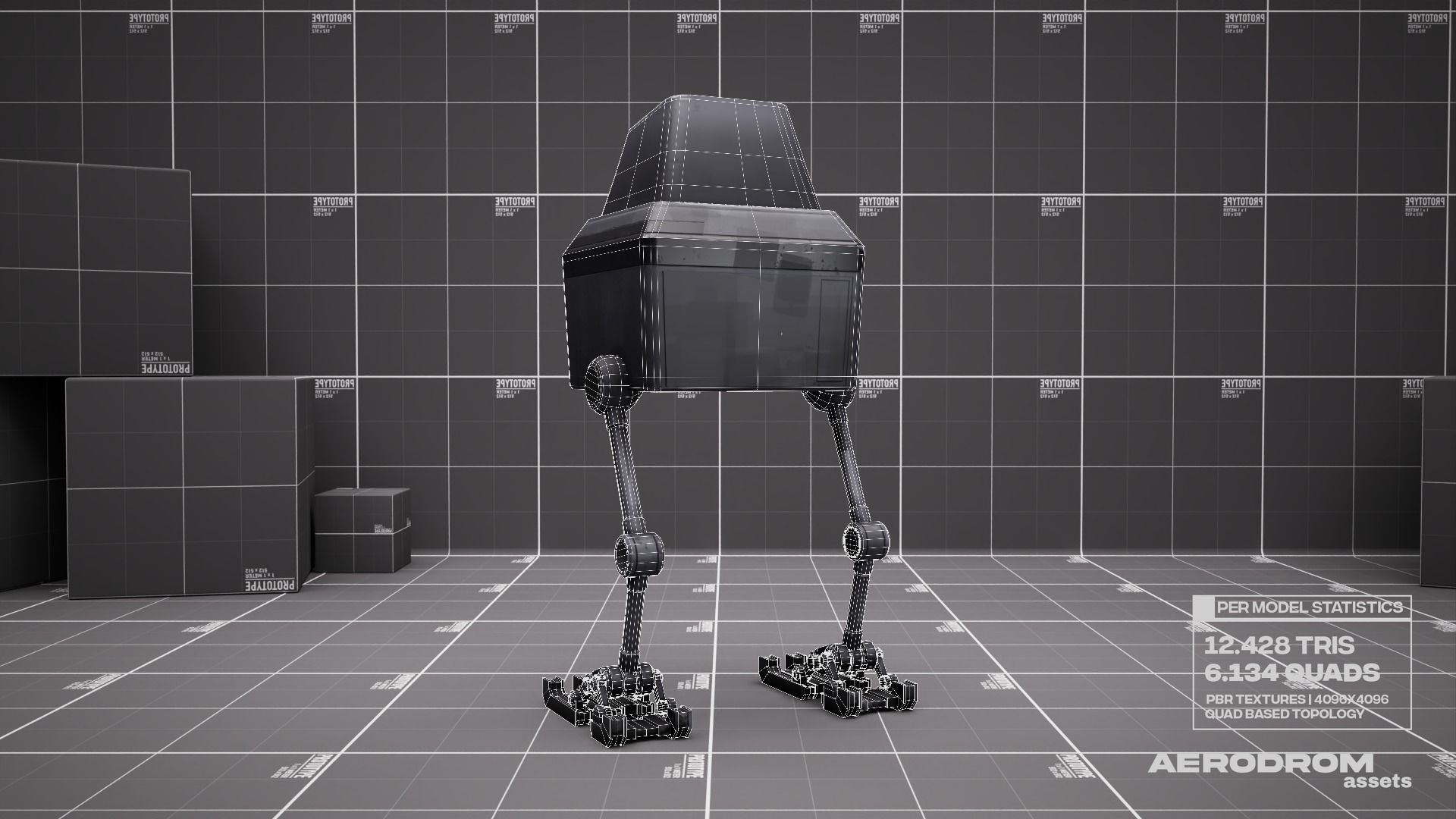 Lil Chick - GameReady Scifi Character - AR - VR Low-poly 3D model_25