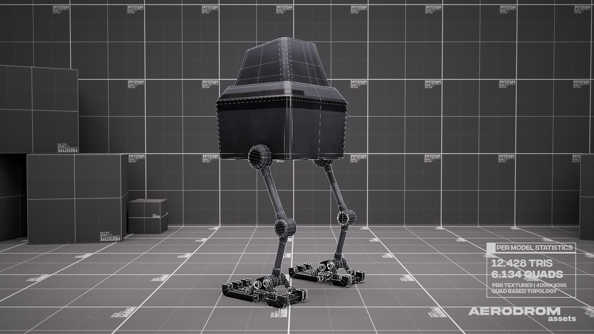 Lil Chick - GameReady Scifi Character - AR - VR Low-poly 3D model_26