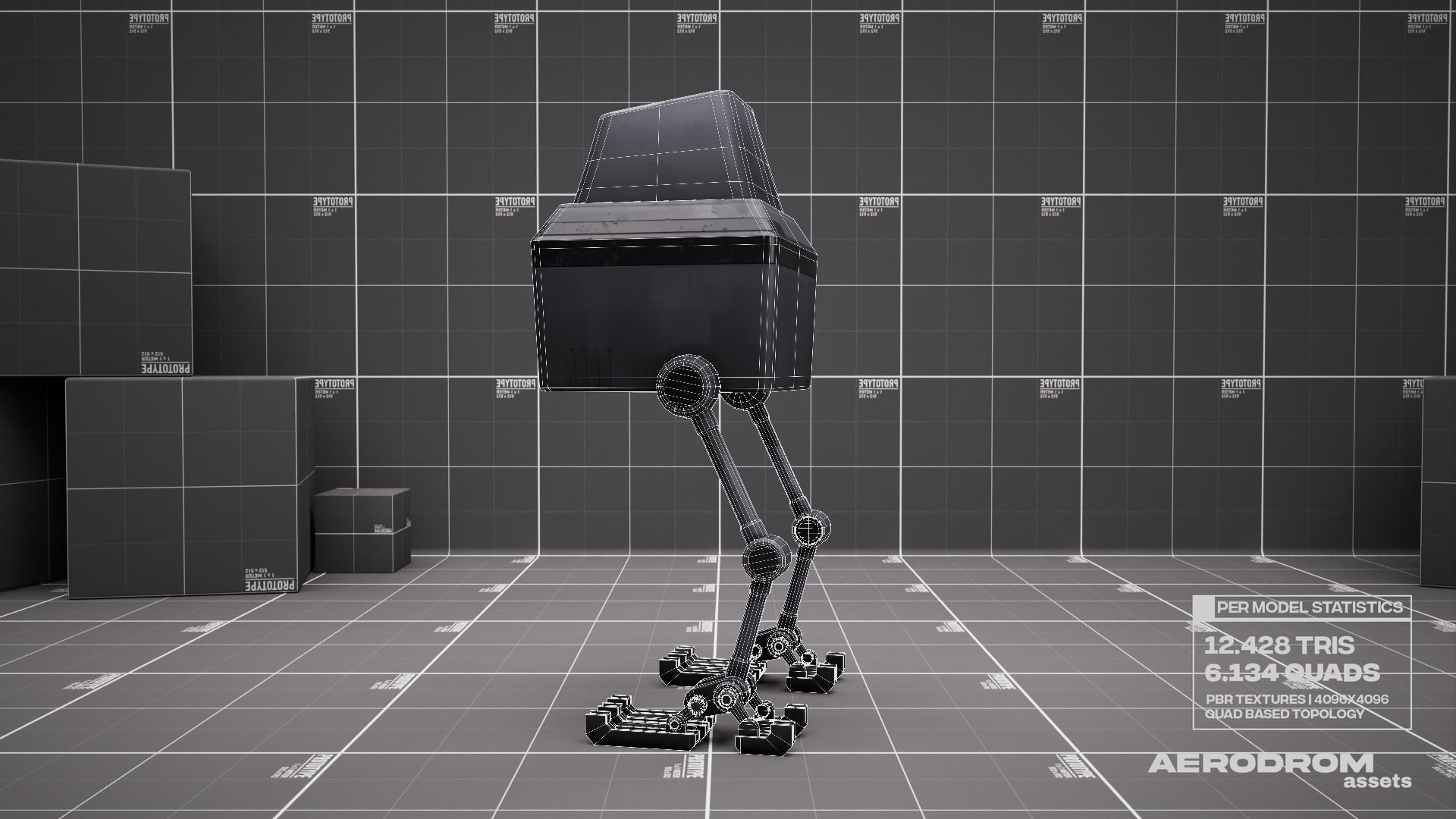 Lil Chick - GameReady Scifi Character - AR - VR Low-poly 3D model_27