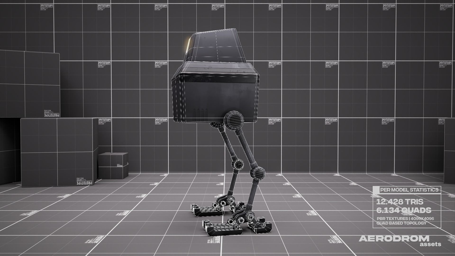 Lil Chick - GameReady Scifi Character - AR - VR Low-poly 3D model_28