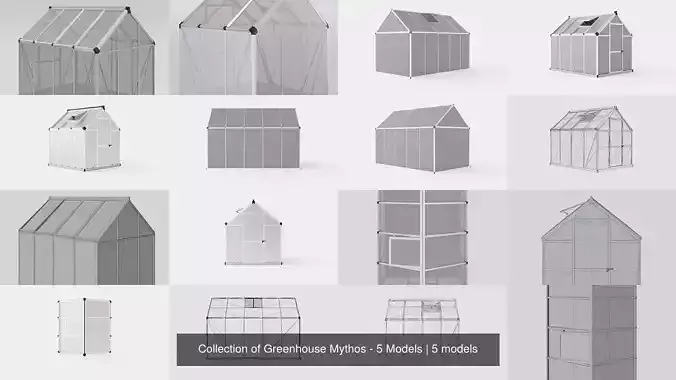 Collection of Greenhouse Mythos - 5 Models 
