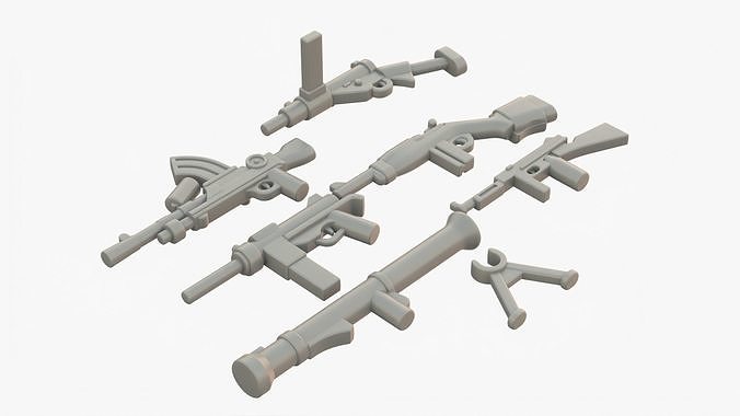 Lego Weapon Collections 3D model