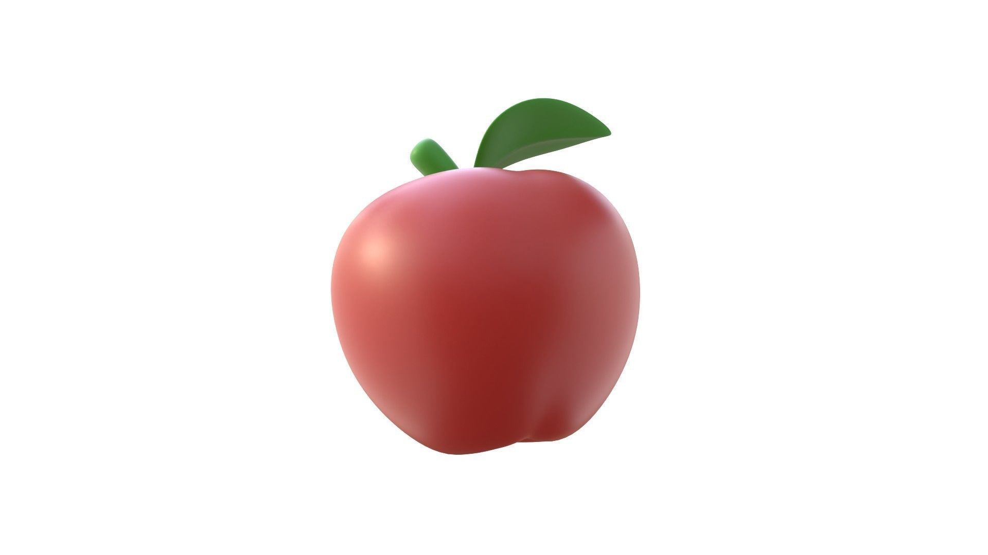 Apple 3D model_7