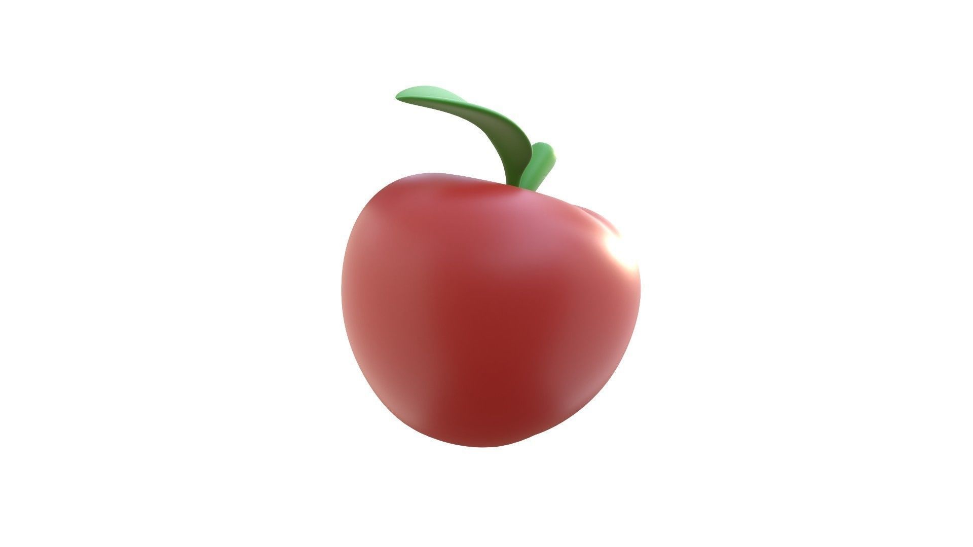 Apple 3D model_15