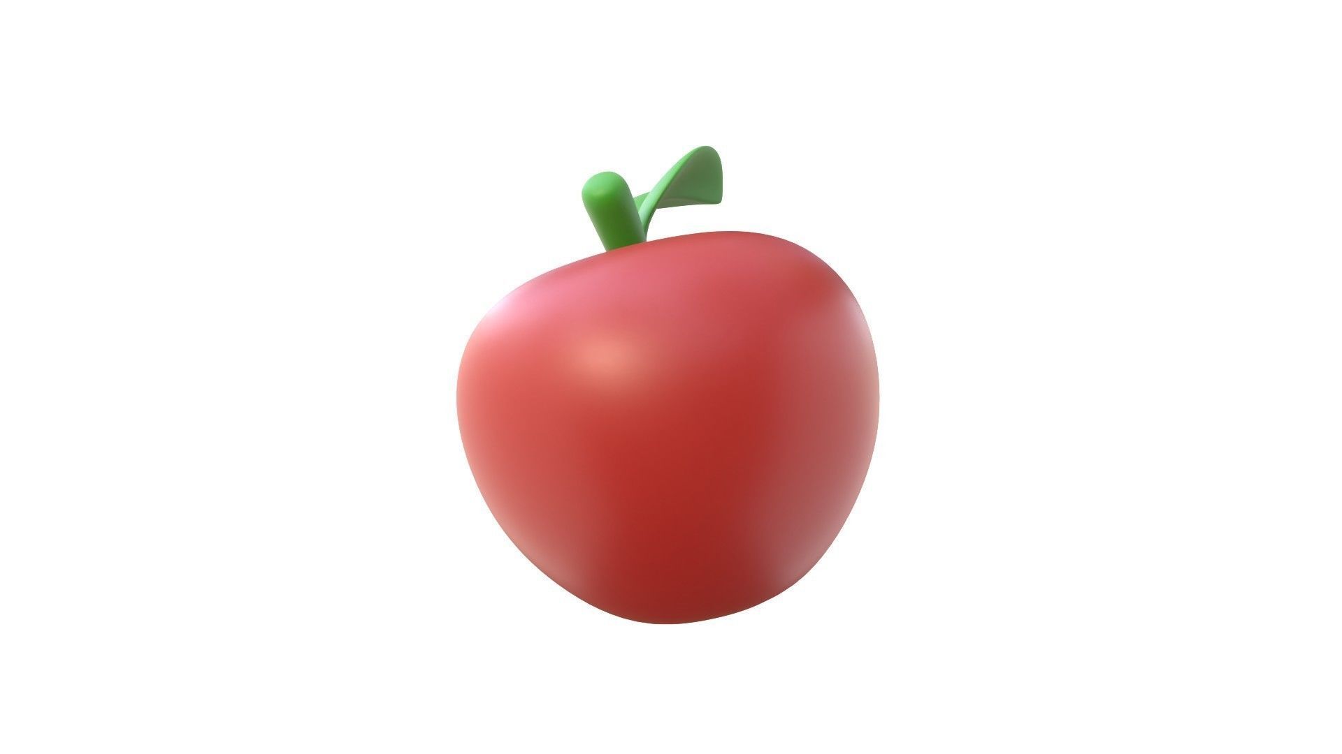 Apple 3D model_4