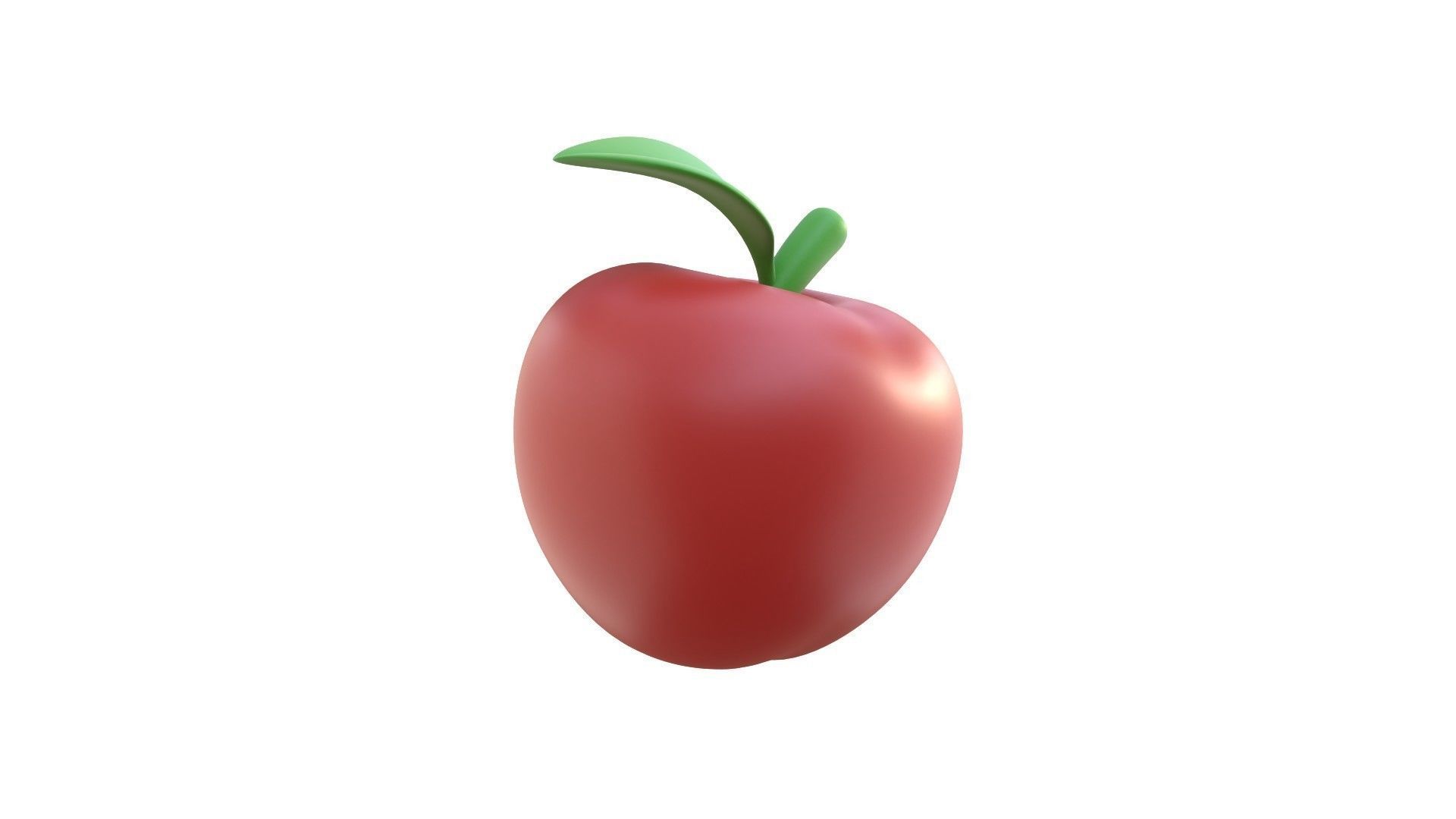 Apple 3D model_16