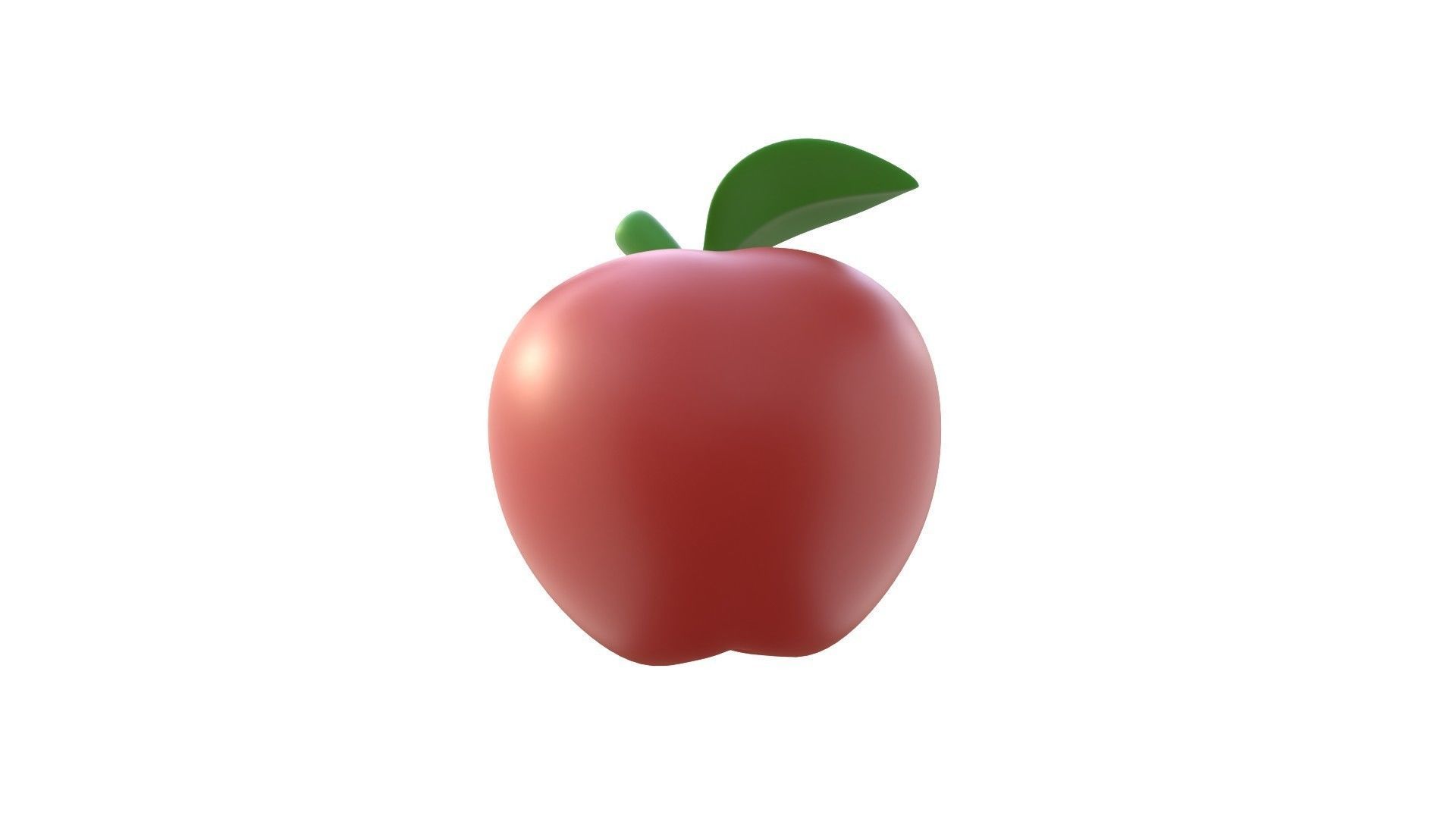 Apple 3D model_8