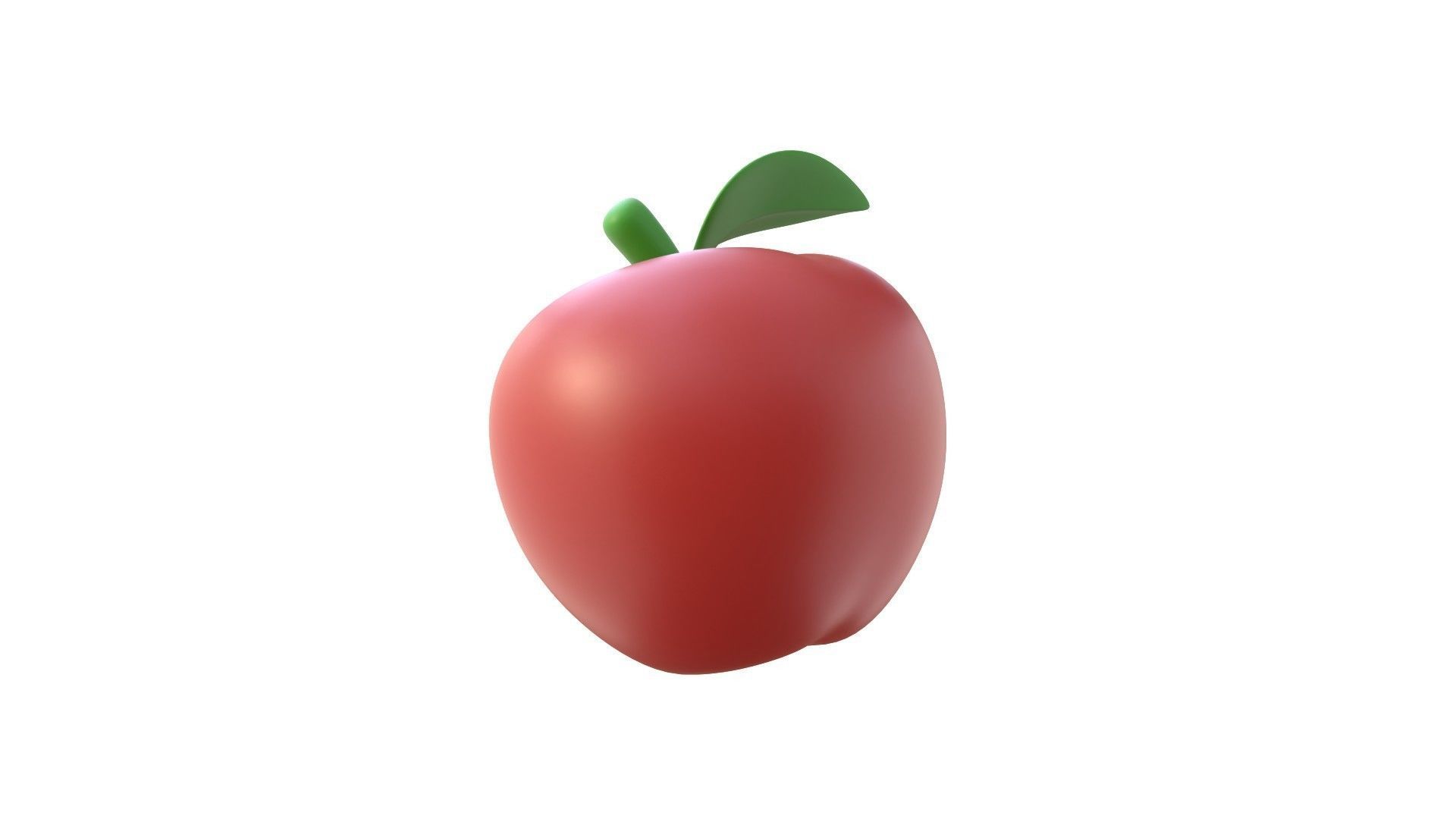 Apple 3D model_6