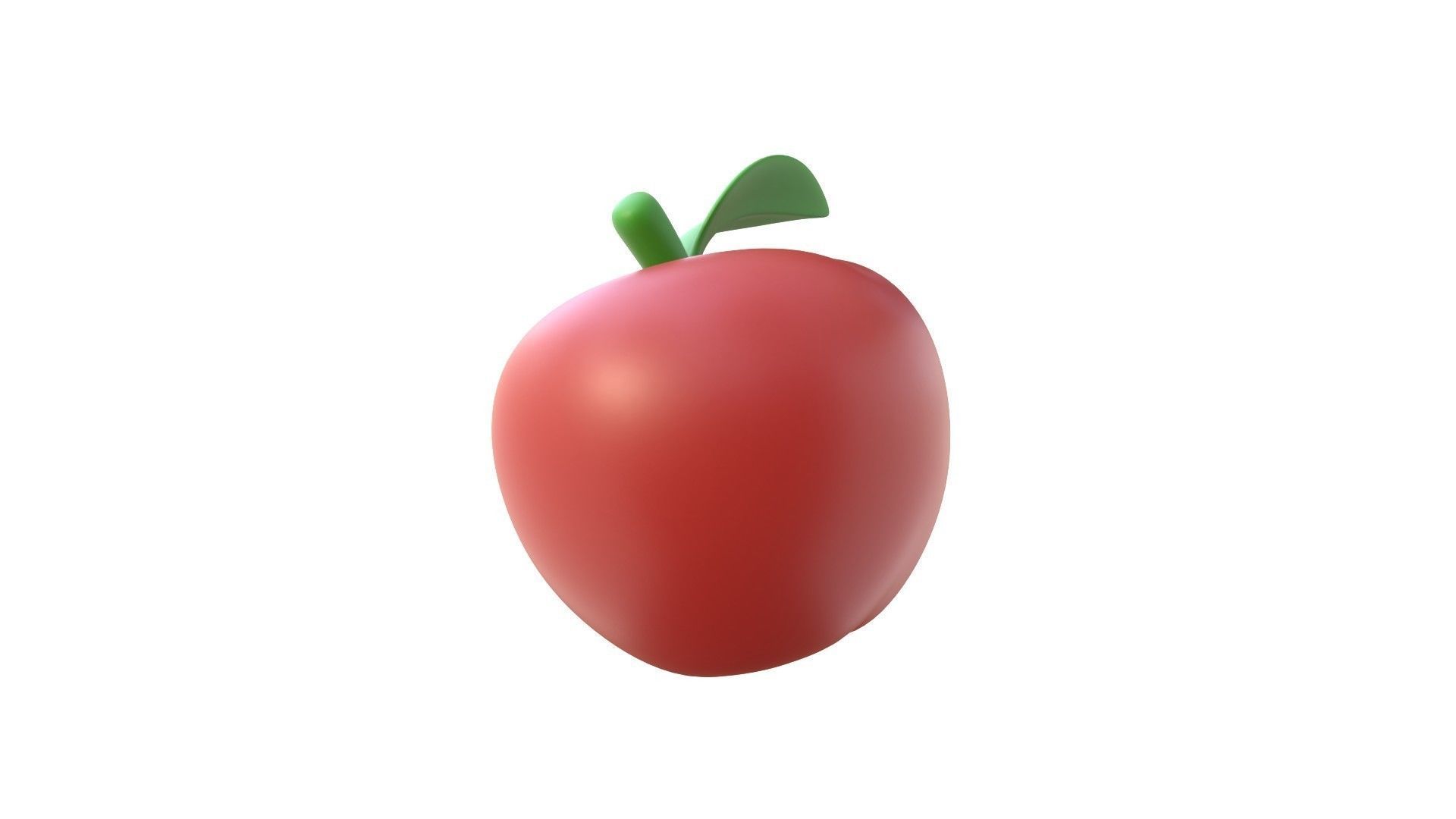 Apple 3D model_5