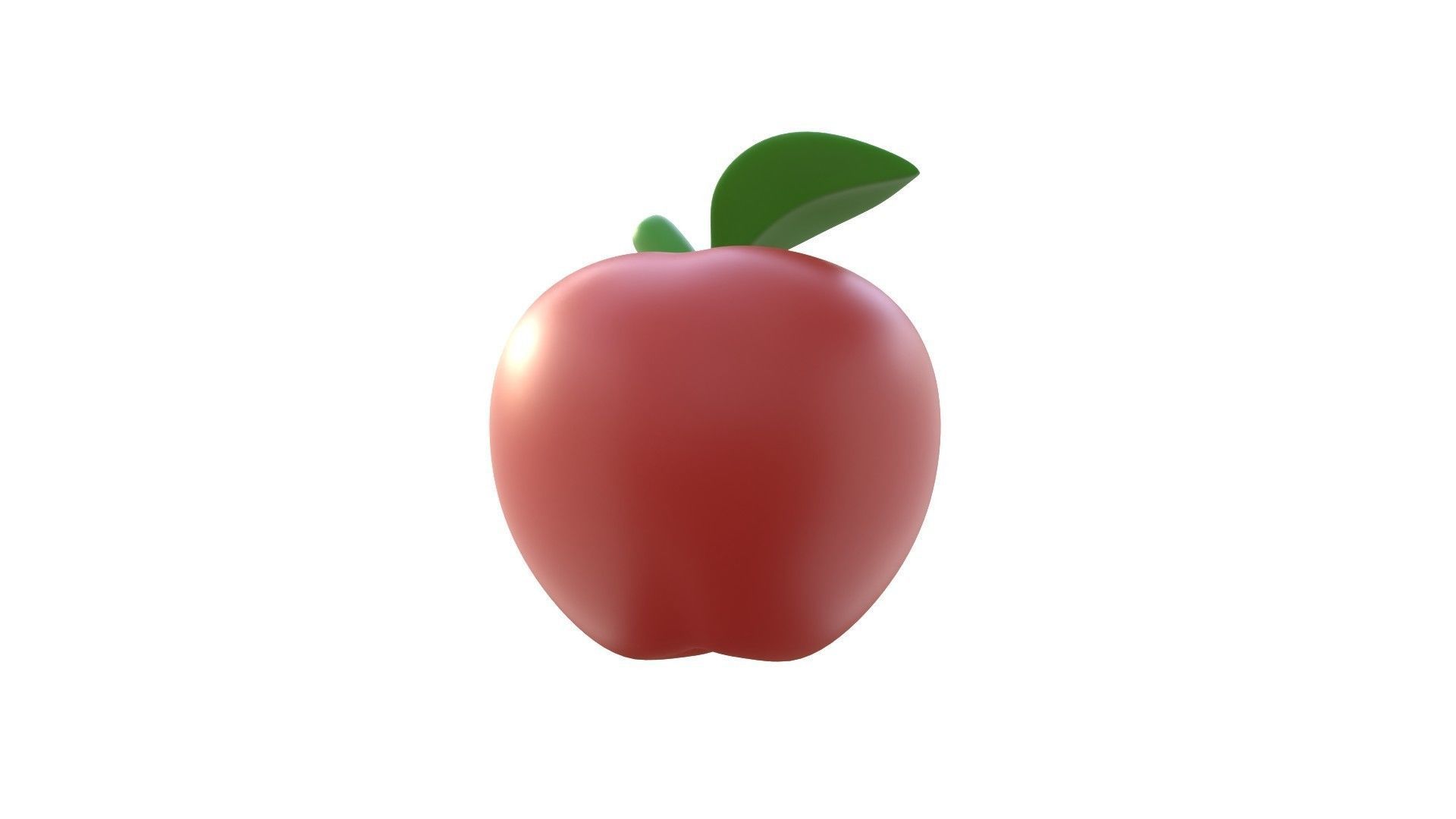 Apple 3D model_9