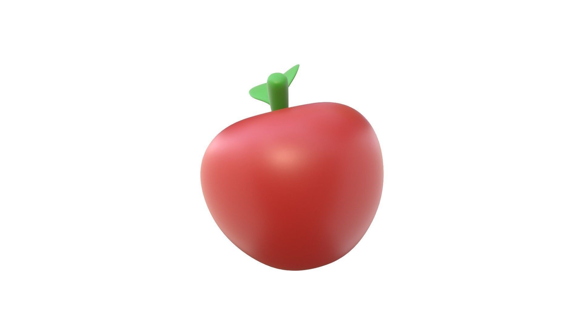 Apple 3D model_3