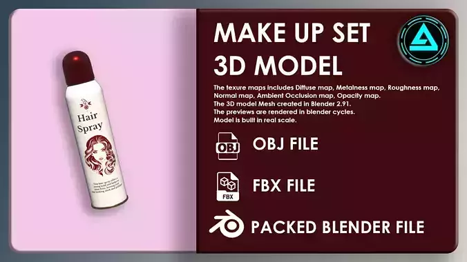 Scent Low-poly 3D model
