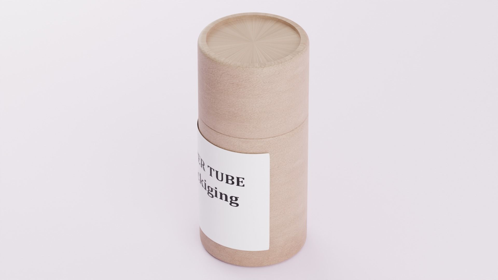 Paper Tube 3D model_2