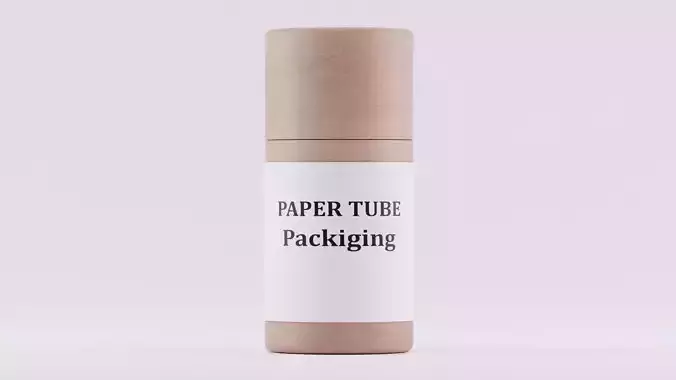 Paper Tube 3D model