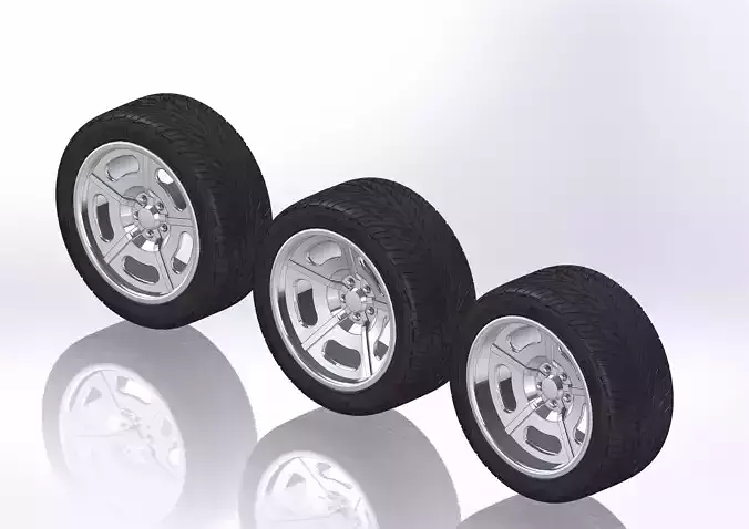 Custom wheels US Mags Rio Grande for your scale model