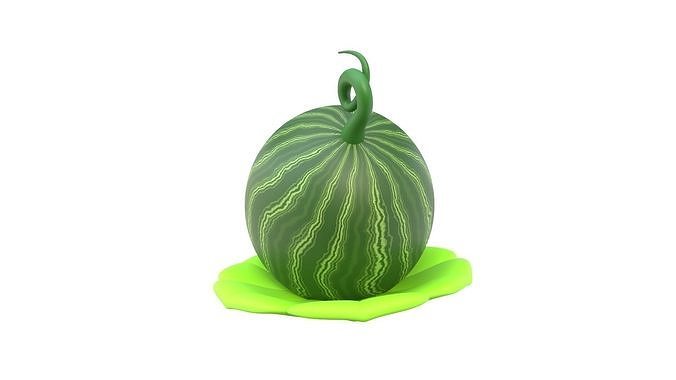 Watermelon 3D model 3