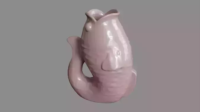 Fish vase decoration