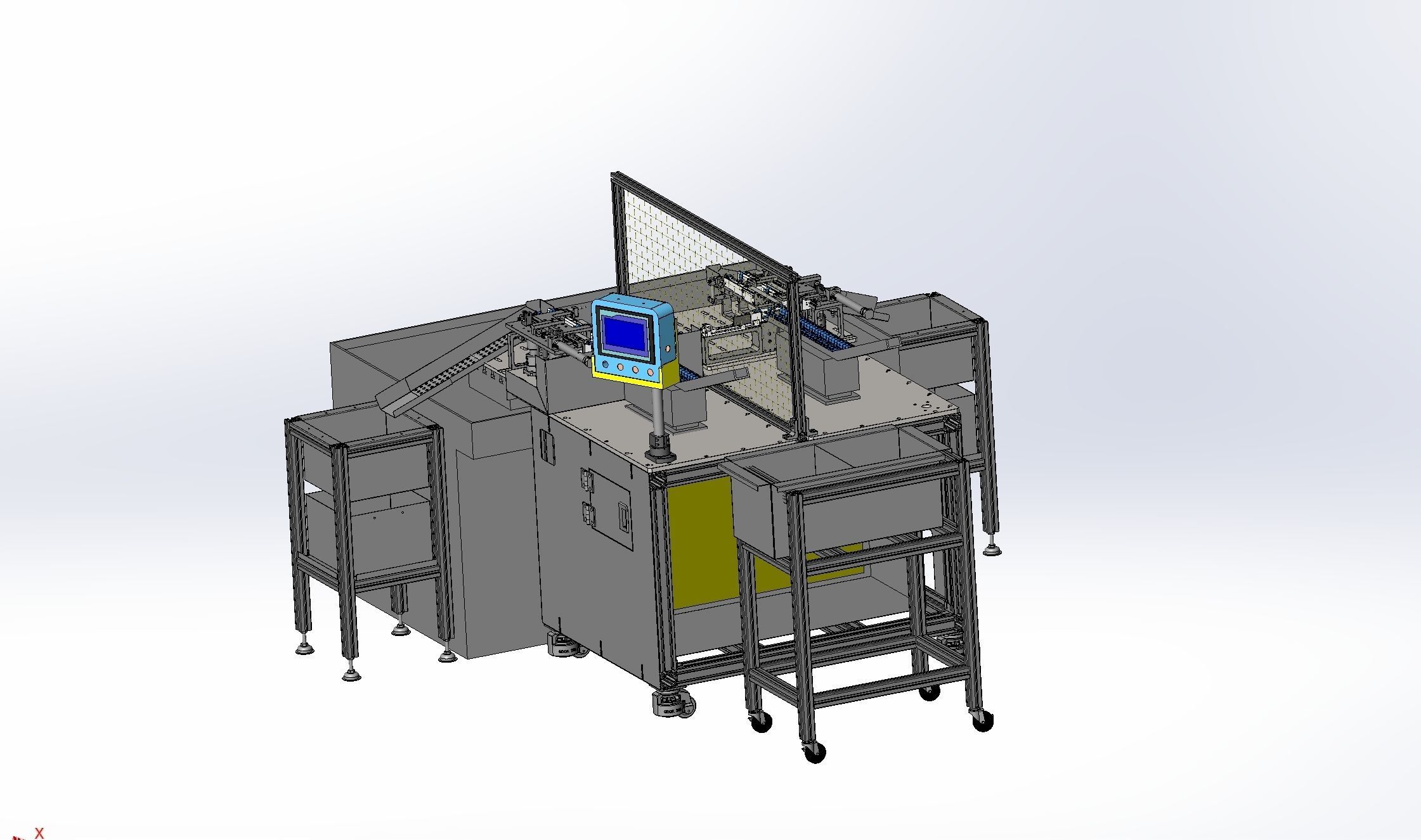 Loading and unloading machine 3D model_8