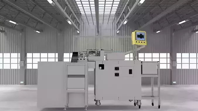 Loading and unloading machine 3D model