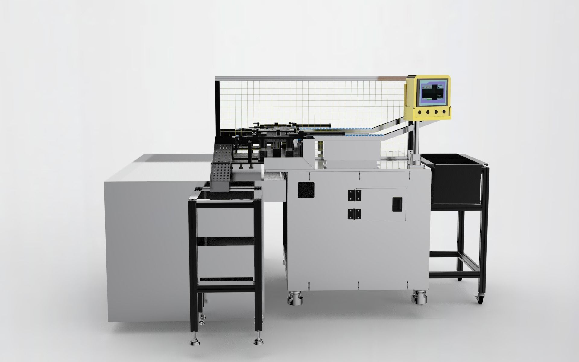 Loading and unloading machine 3D model_1