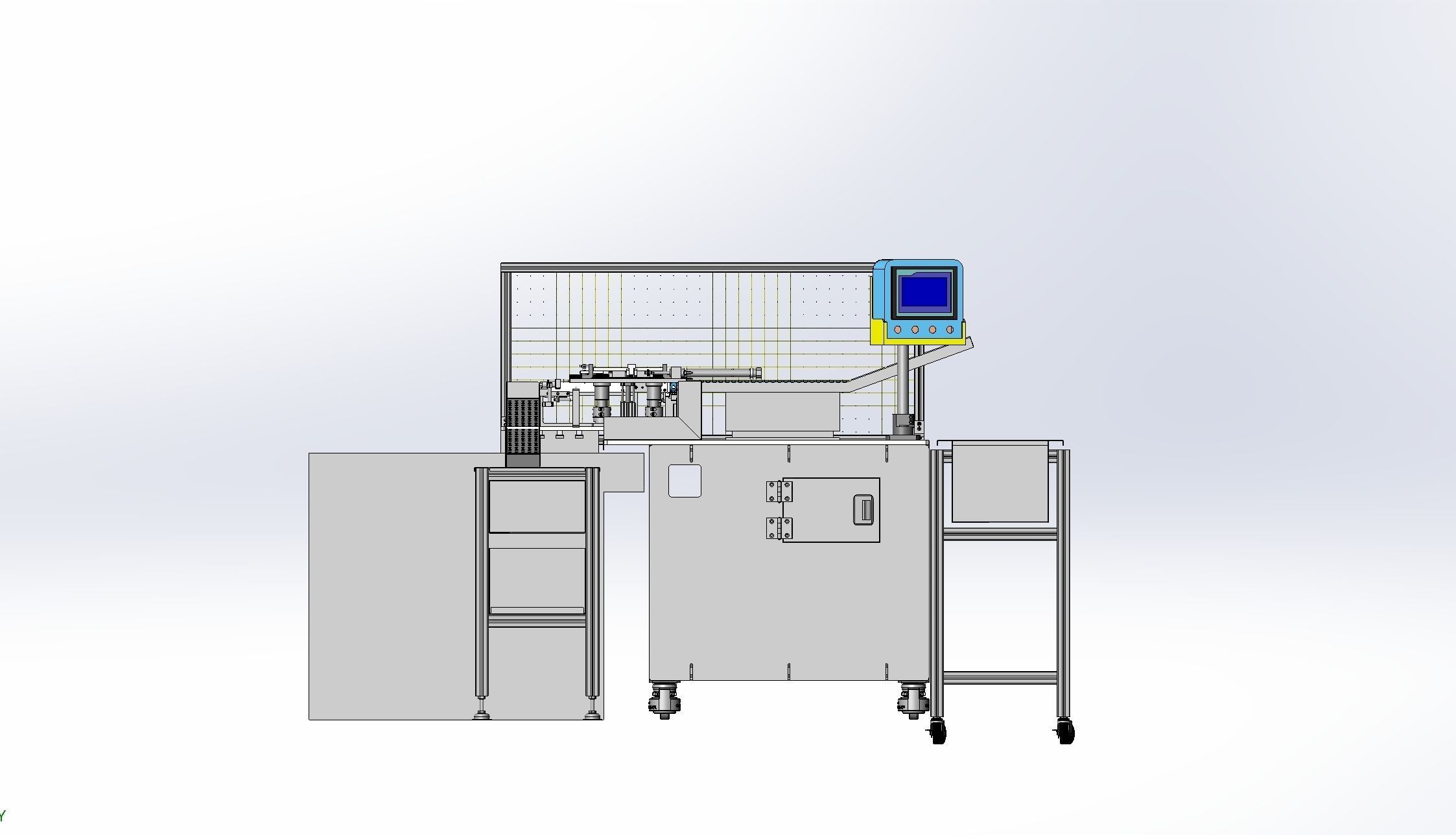 Loading and unloading machine 3D model_4