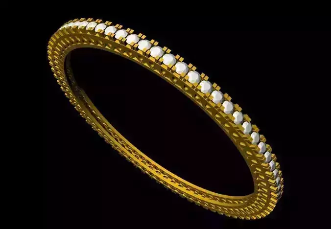 women bangle bracelet 3dm file 