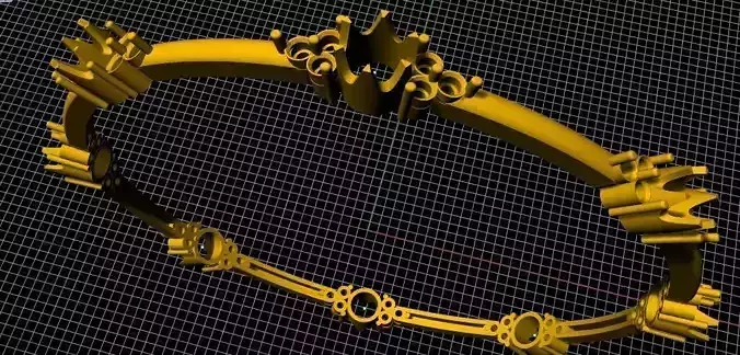 women bangle bracelet 3dm file