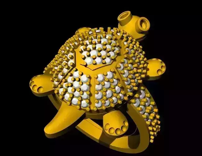 tortoise ring 3dm file