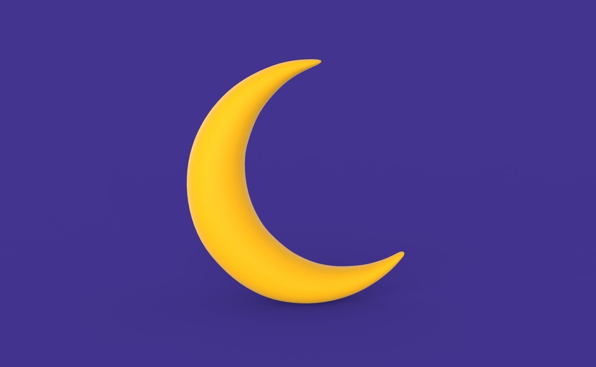 Prop84 Moon Low-poly 3D model_16