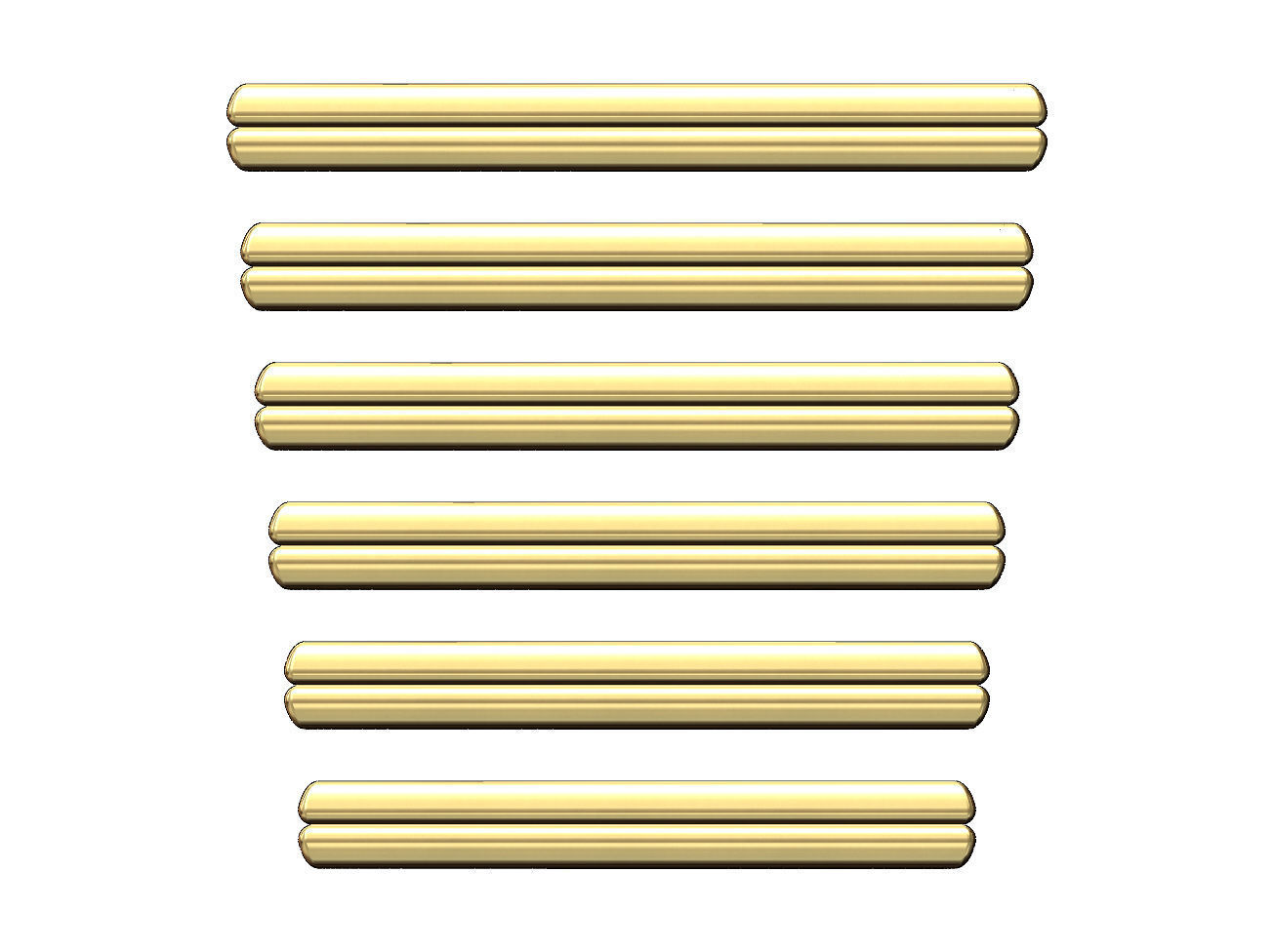 Double finger rounded split section square ring Us sizes 6to11 3D print model_1