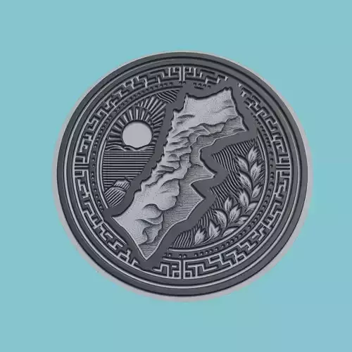 Jordan Map Medallion Wall Art Printer