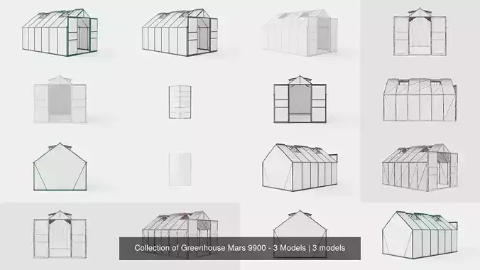 Collection of Greenhouse Mars 9900 - 3 Models