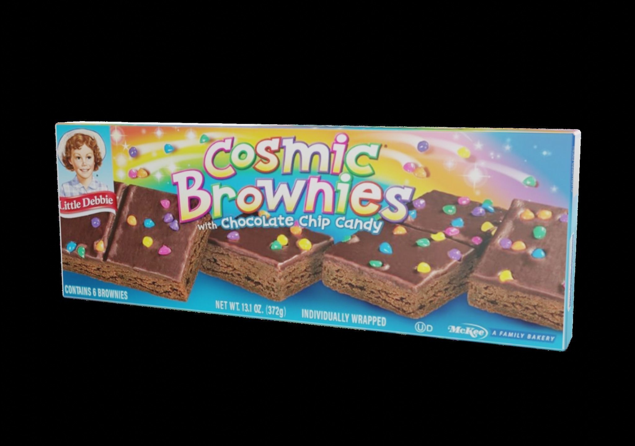 Cosmic brownie food model Low-poly 3D model_7