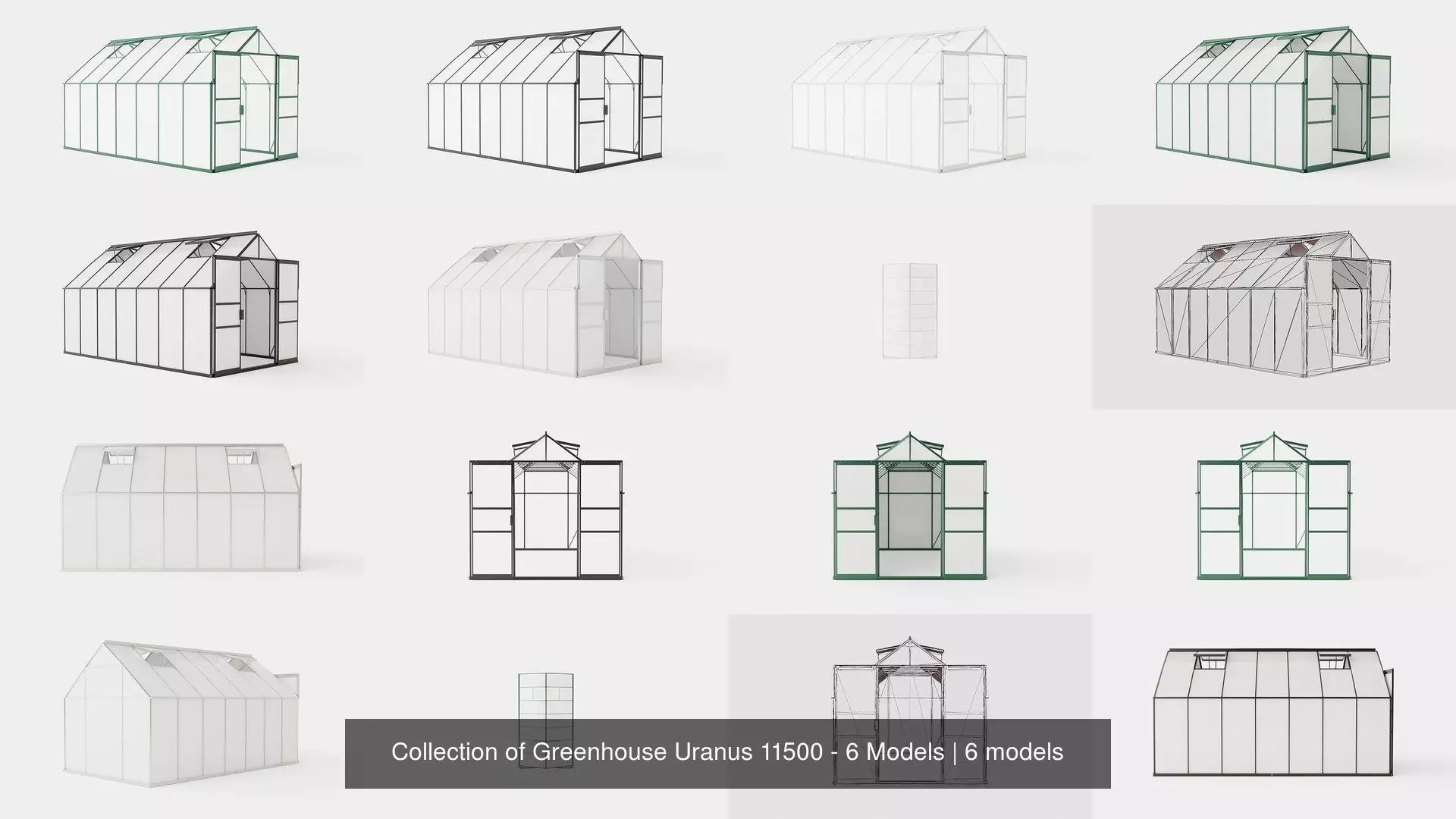 Collection of Greenhouse Uranus 11500 - 6 Models _0