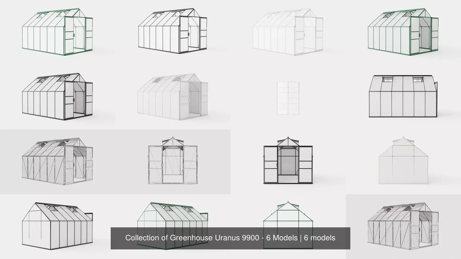 Collection of Greenhouse Uranus 9900 - 6 Models _0