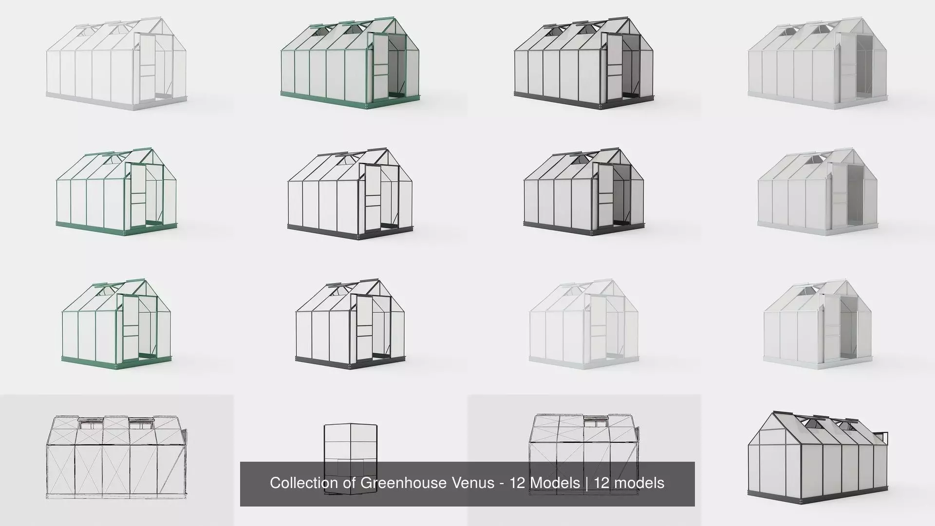 Collection of Greenhouse Venus - 12 Models _0