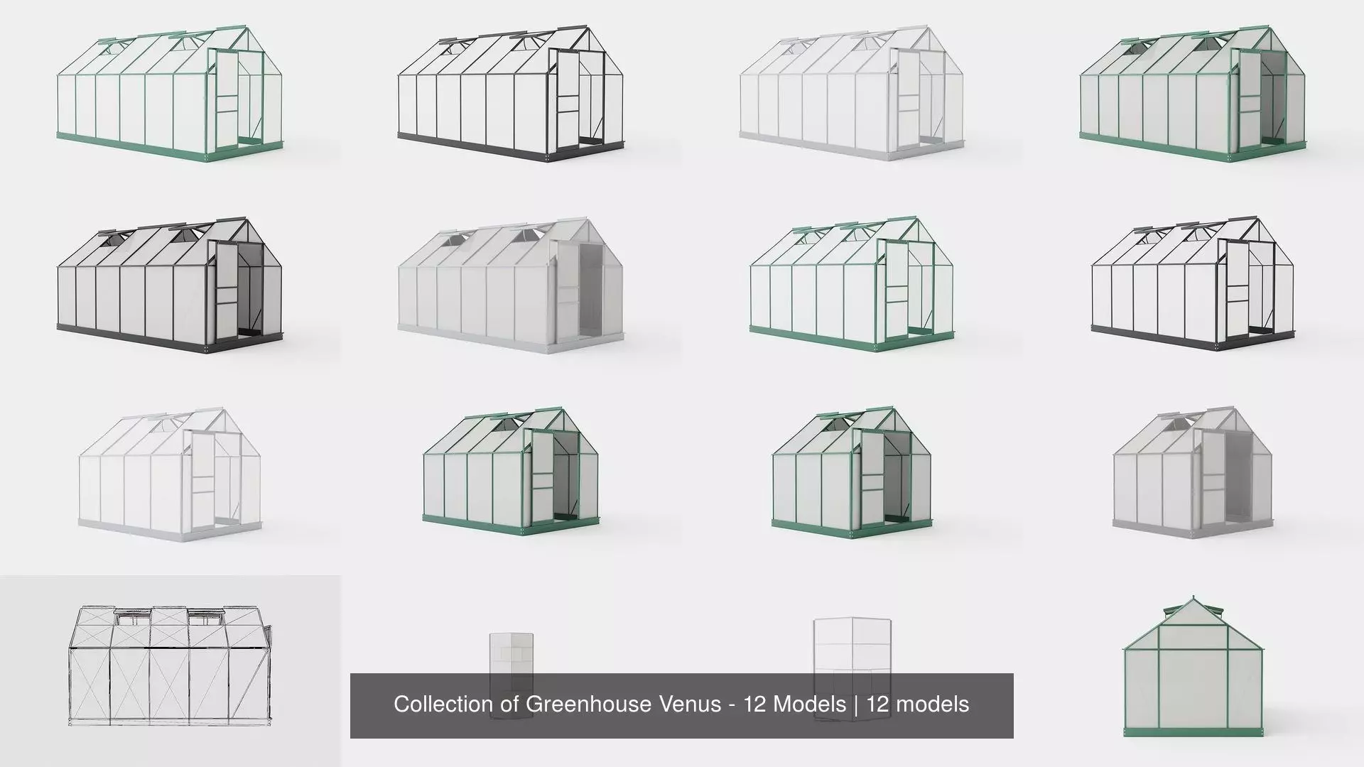 Collection of Greenhouse Venus - 12 Models _0