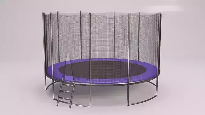 Big Trampoline with Net